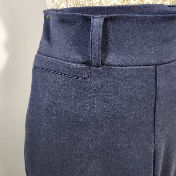 Fishers Finery Women's Ponte Knit Pull-on Boot Leg Work Pant Navy Size SP Career - Picture 6 of 14